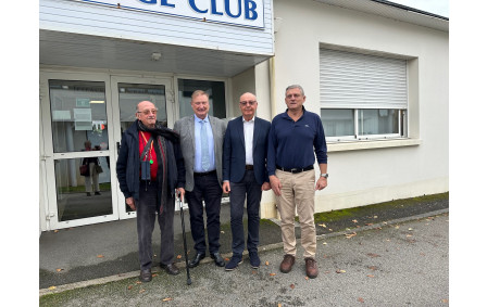 Bernard Gaudron, Yves Aubry, Gilles Boché et Georges Soubirous.